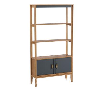 Стеллаж Бридж сквозной широкий с 2 дверями